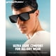 thumbnail image 5 of Lentes de sol GrinderPUNCH XL Blackout con montura ancha UV400 para hombre, 5 of 8
