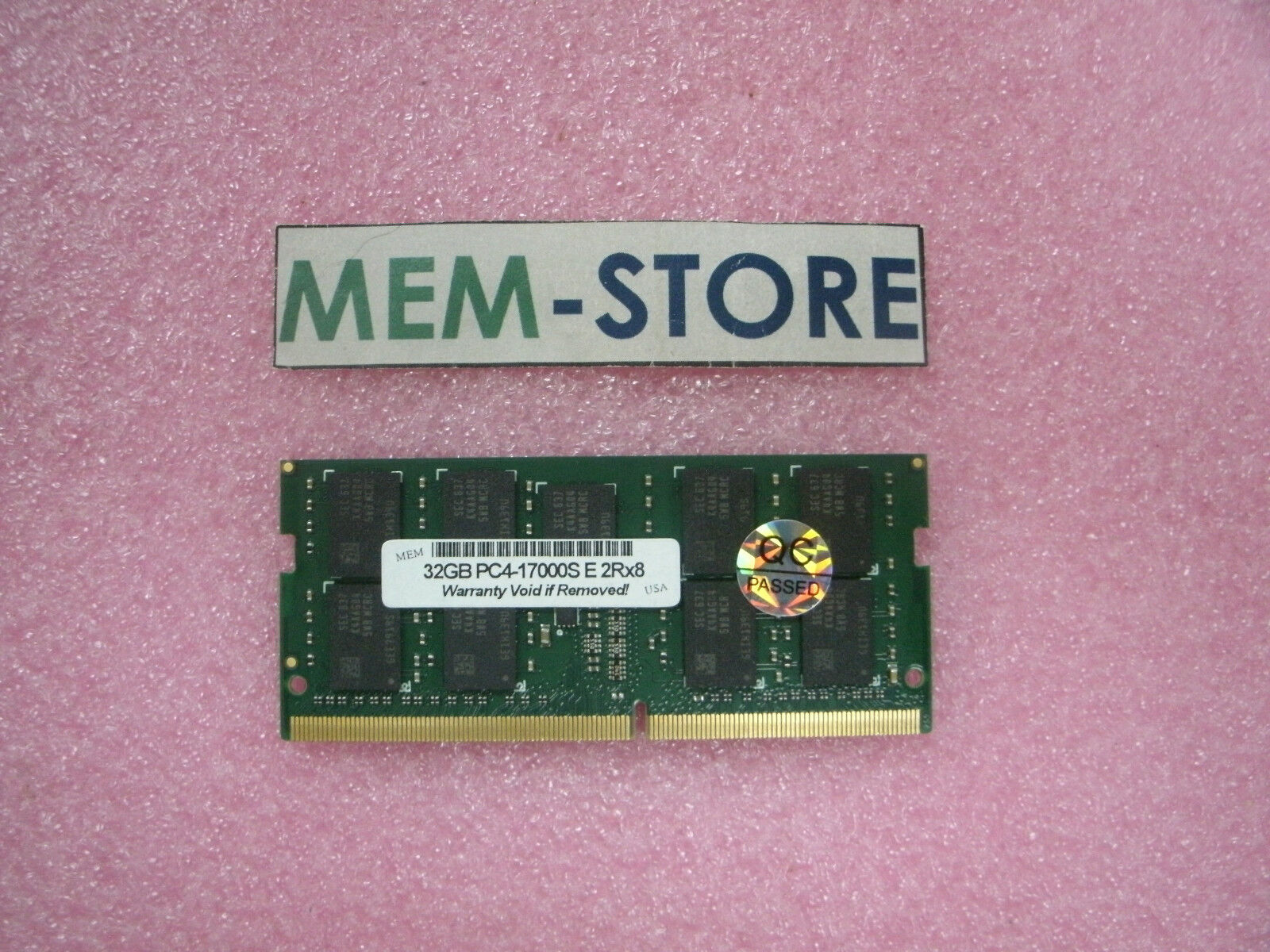 32GB DDR4 2133MHz SO-DIMM Laptop RAM – PC4-17000, 260-Pin, 6th/7th+ Gen Intel