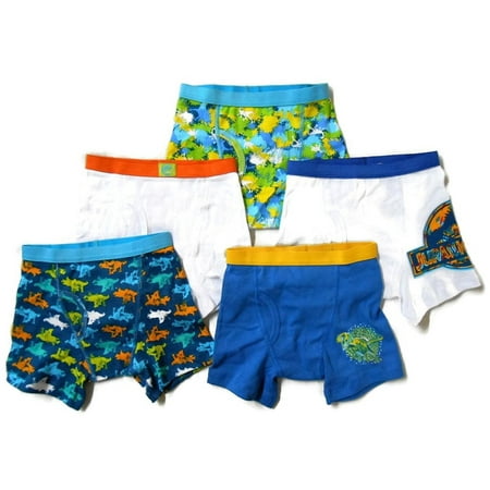 Boys Jurassic World 5pk Boxer Briefs - 6