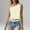 Yellow, variant on SNKSDGM Fourth of July Denim Tops for Women Women's Plus Square Neck Tank Top Women Women's off Shoulder Beaded Crop Tank Top Casual Vacation Bodycon Camisole for Spring Summer with Jeans Skirts