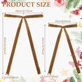 thumbnail image 3 of Wironlst 12Pcs Velvet Christmas Bows Large Vintage Velvet Bows for Christmas Tree, Garland Staircase Wreaths Holiday Xmas Decorations (Brown), 3 of 11