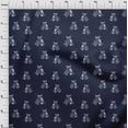 thumbnail image 3 of oneOone Viscose Chiffon Fabric Branch & Owl Block Print Fabric BTY 42 Inch Wide, 3 of 4