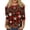 Light Green #28, variant on WJOSBXT Christmas Shirts For Women Crewneck 3/4 Sleeve Tops Funny Xmas Holiday Graphic Tees Lightweight Loose fit Ugly Shirt M