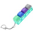thumbnail image 2 of ColoMX Botón de teclado de llavero mecánico transparente para juego sensorial y organización de llaves conveniente, 2 of 8