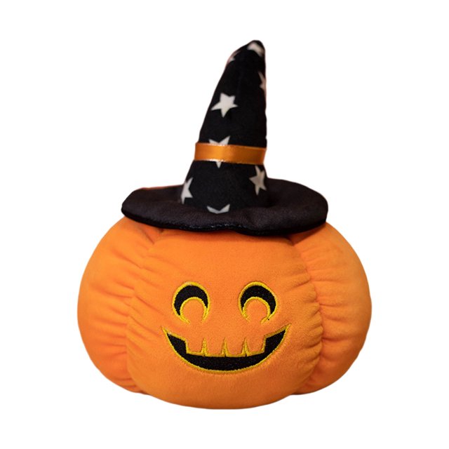 Cojín Blando De Calabaza De Halloween Cojín De Calabaza De Halloween Cojín Divertido De Calabaza De Halloween Con Sombrero Cojín Blando De Calabaza Naranja Feliz Fiesta De Halloween Fal