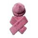thumbnail image 4 of Sombrero de pescador con bufanda, gorro térmico informal para nieve, ideal para caminatas, acampadas y excursiones. rosa, 4 of 9