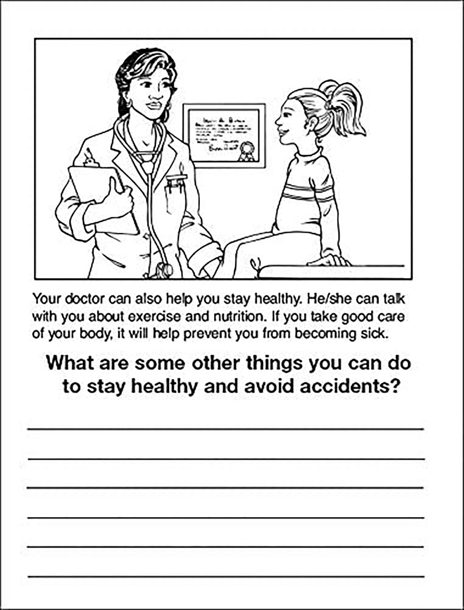 ZoCo: 25 Pack - A Trip to the Doctor's Office Kid's Coloring & Activity Books