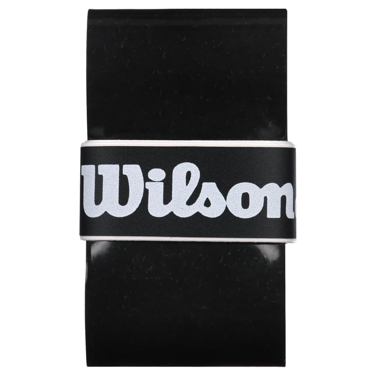 Wilson Profile Overgrip For Tennis Racquets, 3 Pack - White, Embossed For Extra Tack