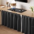 thumbnail image 4 of Cabinet Curtains for Kitchen Underneath,Under Cabinet Curtains Farmhouse,Short Curtains for Kitchen,Dust-Proof Window Shades Doorway Curtain,Privacy Short Cabinet Curtain Desk Skirt,, 4 of 6