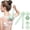 Pale Cypress Green, variant on Electric Body Brush Back Scrubber for Shower, Waterproof Long Dual Handle Power Body Scrubber with 3 Heads, Rechargeable Bath Brush & 2 Speeds, for Cleansing, Exfoliating and Massaging Skin