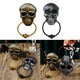 thumbnail image 2 of Aldaba de puerta con forma de calavera para Halloween, accesorio con sonido aterrador para decoración de puerta de bar, fiesta de Halloween, colgante para exteriores, B, 2 of 5