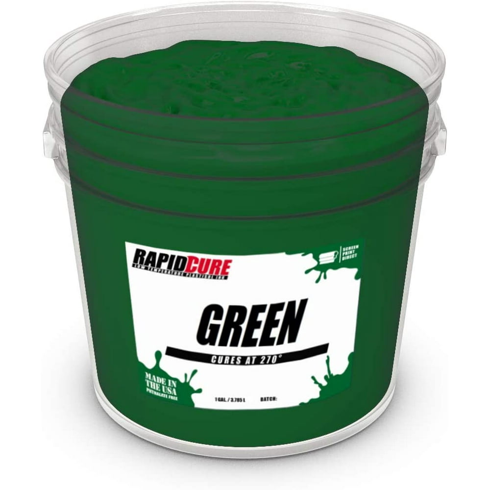 Rapid Cure Green Plastisol Ink for Screen Printing Low Temperature Fast