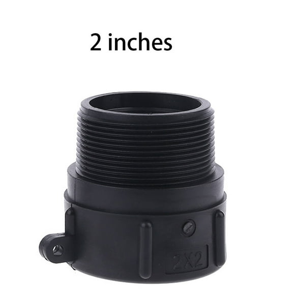 S60x6 Female Buttress x 2" Male IBC-Tank Adapter Water Hose Adapter Garden Hose Connector IBC-Tank for Replacement