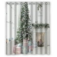 thumbnail image 1 of EREHome Christmas tree surrounded with gifts Shower Curtain And Hooks For Home Decor 60x72 Inch, 1 of 1