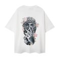 thumbnail image 1 of Camiseta para Hombre 2024 Camiseta para Hombre Carta enmascarada Estampado para Hombre Casual Manga Corta Algodón Suelto Manga Corta Top, 1 of 5