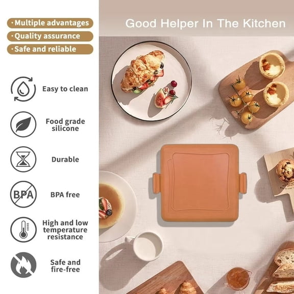 Vruelia Microwave Toastie Maker,Microwave Toastie Sandwich Maker,Micro-Munchy Grilled Cheese Maker,Microwave Sandwich Maker