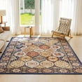 thumbnail image 7 of CHOSHOME Area Rug 8'x 10' Area Rugs for Living Room Living Room Vintage Carpet Machine Washable Bedroom Medallion Rug Door Mat Retro Accent Rug for Office Dining Room Bathroom Kitchen, 7 of 7