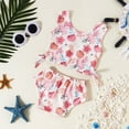 thumbnail image 6 of Gerichy Toddler Girl Swimsuit,Girls Bathing Suit Girls' Beach Sport Wrap Around Bikini 3-Piece Swimsuit Bathing Suits Set with Beach Skirt, 6 of 9
