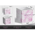 thumbnail image 3 of Sorbus Cube Storage Bins Cube Foldable Fabric Basket Bin Box Shelves Cubby Cloth Organizer - Great for Kids Nursery Closet Shelf, Playroom, Home Organization, 4-Pack (Tie-Dye Pink), 3 of 8
