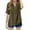 Bronze, variant on Linen Shirts for Girls Plus Size 3 4 Sleeve Button Down Blouse 2026 Summer Casual Loose Comfy Cotton Gauze Top (Purple, 14-15 Years)