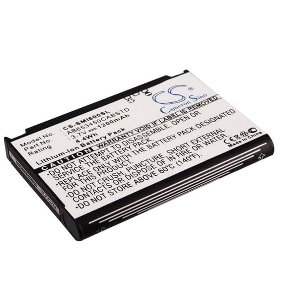1200mAh AB663450CU AB663450CECSTD AB663450CEC AB653450CABSTD AB653450CE AB663450CA AB653450CAB Battery for Samsung I907 SGH-I600