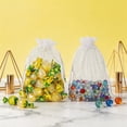 thumbnail image 6 of UNIWELL 100Pcs Organza Gift Bags 5x7" - Drawstring Mesh Pouches for Wedding Favors, Party, Jewelry, and Candy Packaging White, 6 of 8