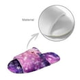 thumbnail image 4 of POLERO Soft Indoor Open Toe Cotton Slippers Non-slip Sole Lightweight Cute Axolotl Print House Slippers Home Shoes, Size 12-13, 4 of 7