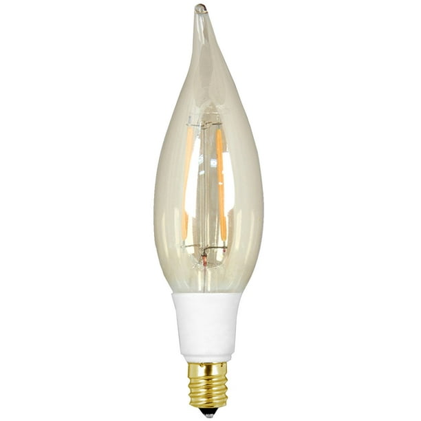 Ge Lighting 66086 Led Vintage Chandelier Light Bulb With Candelabra Base 4 Watt Soft White 1 Pack Clear Glass Com Ge Lighting 66086 Led Vintage, Chandelier Light Bulbs With Candelabra Base