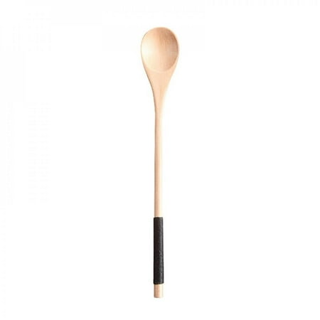 

BIG SALES!!Tied Line Wooden Spoon Stir Honey Spoon Long Handle Coffee Spoon Wooden Spoon Kitchen Tea Spoon