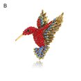 thumbnail image 1 of Visland Brooch Pin Hummingbird Colored Accessory Long Lasting Lapel Brooch Clothes Decor, 1 of 8