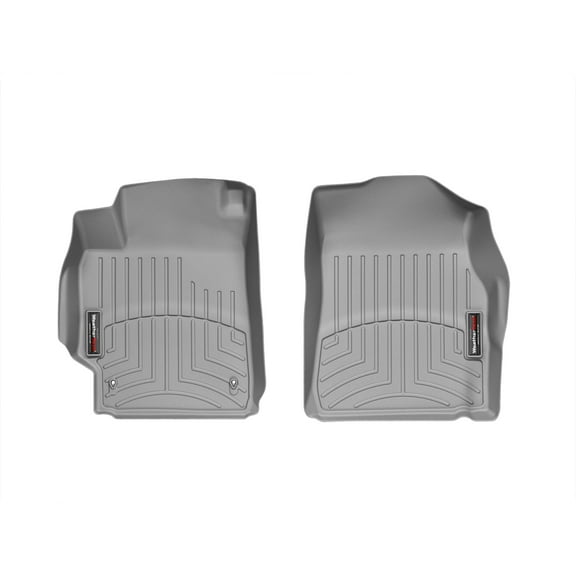 WeatherTech Custom Fit FloorLiners compatible with 2007-2011 Toyota Camry - 1st Row (Driver & Passenger), Grey