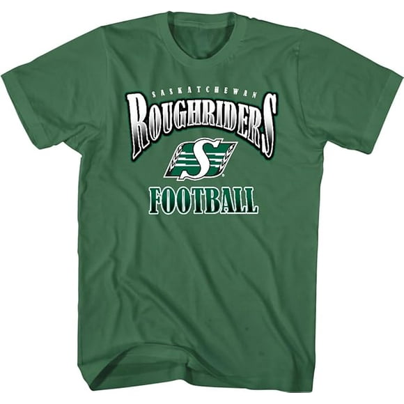 CFL Saskatchewan Roughriders Raiders Forest-Green 2X-Large T-Shirt