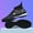 Black, variant on Professional Mid-Cut Soccer Cleats with AG Studs, Suitable for Indoor and Outdoor Match Training Shoes, Lightweight Durable Anti-Slip Turf Boots - Quick-Dry Breathable Design