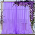 thumbnail image 4 of Purple Chiffon Sheer Backdrop Curtain for Drapes Wedding  Parties   Arch Drapes for Backdrop Decoration  Wrinkle-Free，Photo Props, 4 of 10