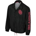 thumbnail image 2 of Unisex The Wild Collective Black Oklahoma Sooners Coaches Full-Snap Jacket, 2 of 3
