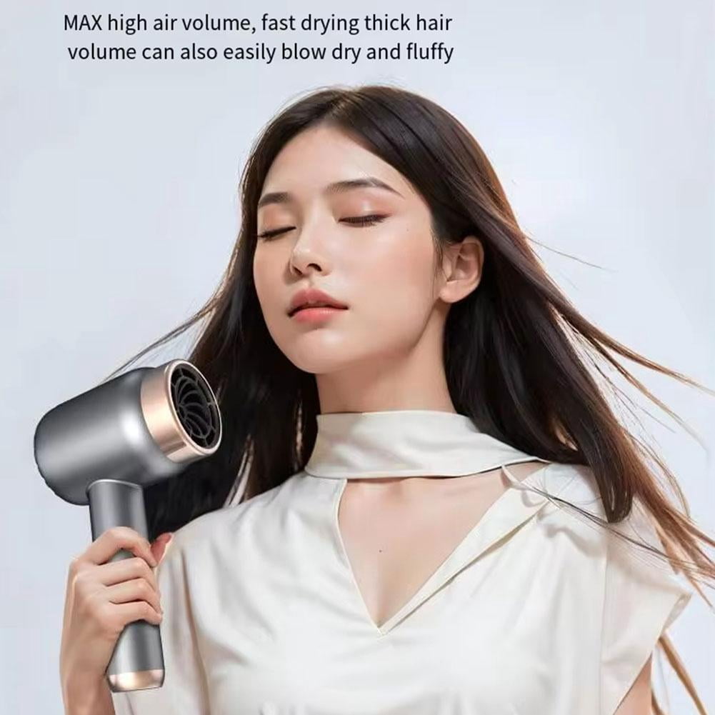 Portable Cordless Hair Dryer, 2600mAh, 500W, Hot & Cold, USB Rechargeable, Travel