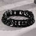 thumbnail image 3 of 19/21.5cm Silver/Gold/Black Jewelry Men Women 316L Stainless Steel Chain Bracele, 3 of 9