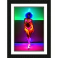 thumbnail image 2 of Stephen Chambers 11x14 Black Ornate Wood Framed With Double Matting Wall Art Titled - Neon Venus 20, 2 of 6