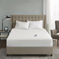 thumbnail image 5 of Serta 54x75 Pouces Tissu Polyester Imperméable Surmatelas Chauffant en Blanc, 5 of 5
