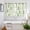 Green White, variant on Green Leaves Kitchen Curtains Window Panels, Summer Botanical Farmhouse Leaf Watercolor Insulated Window Treatment Curtain, Grommet Curtains for Bedroom/Living Room/Bathroom, 2 Piece 42"Wx54"L