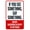 Warning Sign 1, variant on See Something Say Something Report Suspicious Activity Sign 8"x12" - Security Metal for Business Home Wall Safety Decor