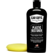 CarGuys Plastic Restorer - The Ultimate Solution for Bringing Rubber, Vinyl and Plastic Back to Life! - 8 oz Kit