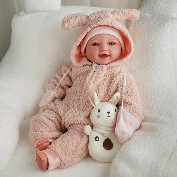 RSG 17inch Baby Dolls Large Cute Soft Body Baby Doll Real Life Baby Dolls with Accessories for Kids Age 3  Girls Gifts & Collection