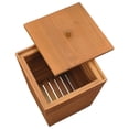 thumbnail image 3 of vidaXL Laundry Basket 30x30x45 cm Solid Teak Wood, 3 of 5