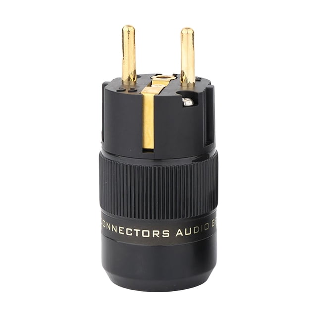Methold Enchufes de alimentación Reemplazo profesional portátil 125-250V 15-25A Caja de sonido de alta conductividad Altavoz Reproductor de Adaptadores de corriente Enchufe de la UE