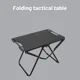 thumbnail image 2 of Mesa plegable portátil para acampar, mesa de picnic plegable multifuncional para exteriores, borde hueco, artículo colgante, senderismo, barbacoa, 2 of 4