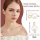 thumbnail image 2 of 1 caja de 40 dijes de perlas de agua dulce, 2 colores, barrocas, naturales, irregulares, blancas, colgantes para pulseras, collares y joyas., 2 of 7