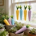 thumbnail image 6 of HuiXinOu Easter Carrot Decoration, 6-Pack Foam Carrot Hanging Ornaments with Jute Twine for Easter Tree, Spring Party, Kindergarten Classroom & Easter Bunny Decoration, 6 of 6