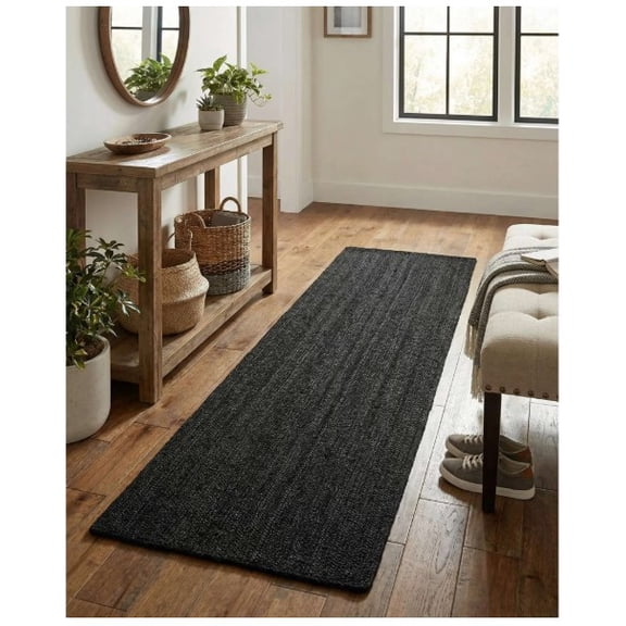 Handmade Braided Jute Area Rug 2'x10'