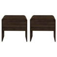 thumbnail image 2 of New Classic Furniture Mara Wood End Tables in Walnut (Set of 2), 2 of 8